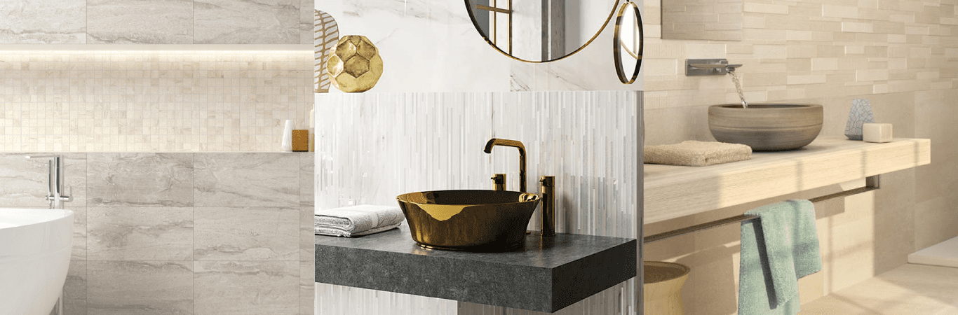 Lighten up your bathroom with these tile designs